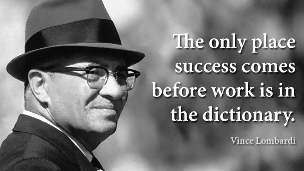 The only place that 'success' comes before 'work' is in the dictionary
